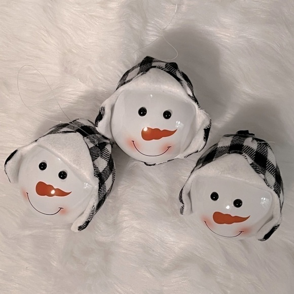 Snowman ornaments 3 pack - Picture 1 of 4